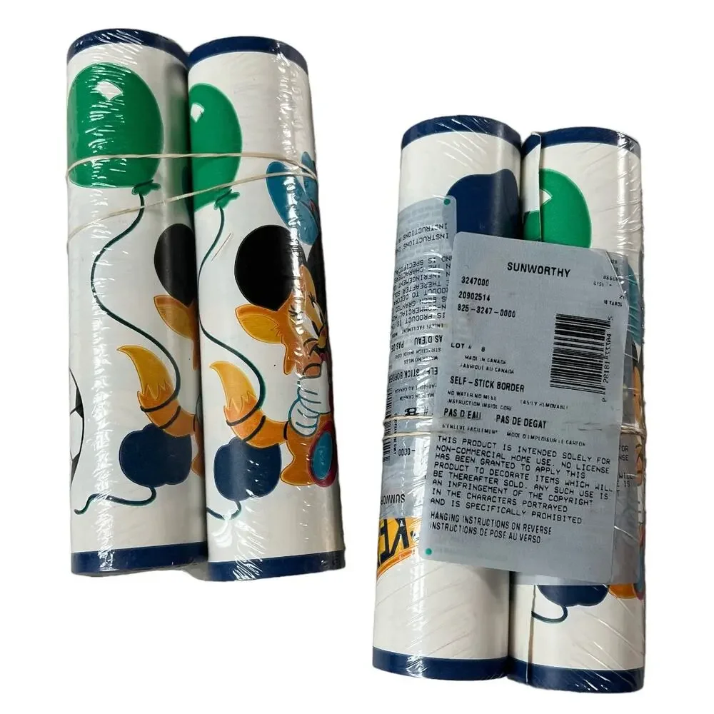 Sunworthy x Disney Minnie Mouse Self-Stick Border 2-ct Wallpaper
